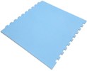 детский мягкий пол, голубой коврик пазл, толщина 14 мм
